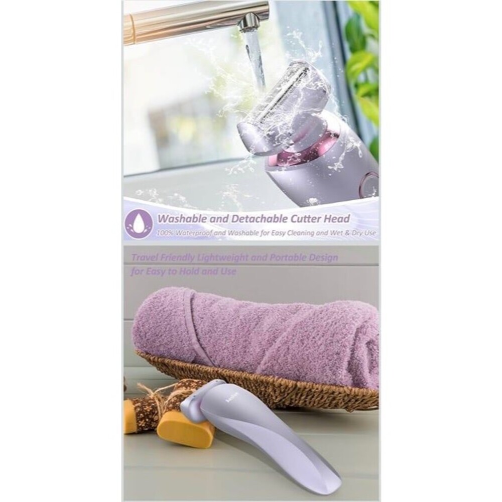 New Women's Electric Razor With Charger - Picture 7 of 7